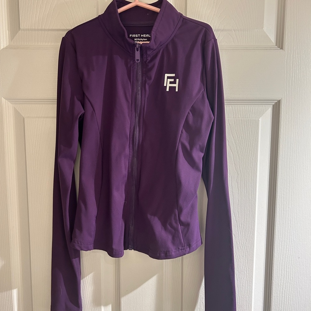 FH Purple Workout Zip-Up